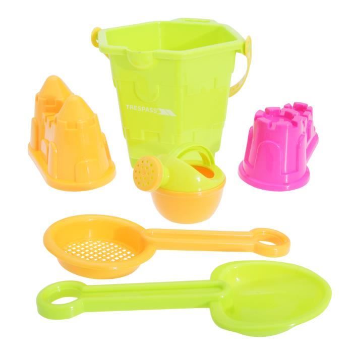 Trespass Digga - Seau de plage avec pelle et accessoires
