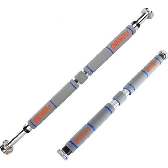 OneTwoFit Barre de Traction de Porte Gym Barre Horizontale de Porte de Gym Exercice Fitness OT033