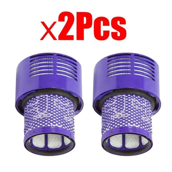 ASPIRATEUR ROBOT ,2Pcs--Filtre HEPA lavable, Dyson Absolute-Cyclone-Animal-Total Clean-V10-V12, accessoires-pièces détachées pour as