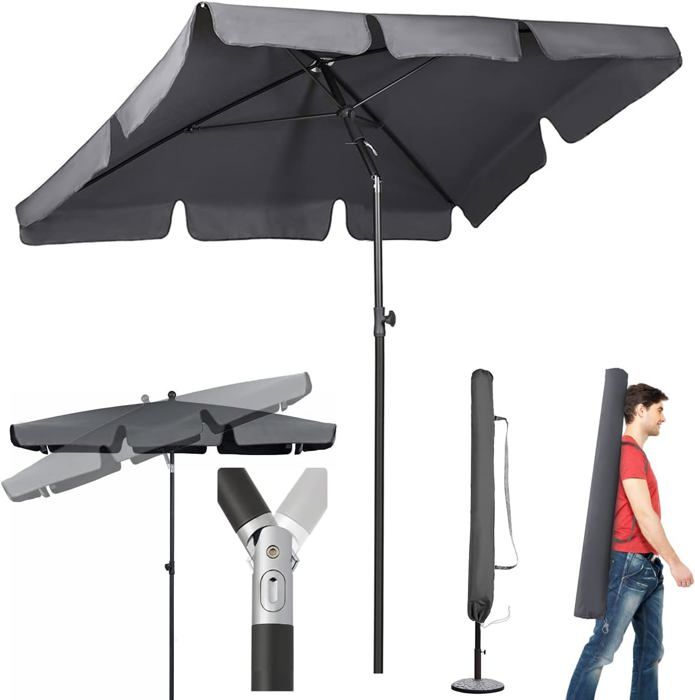 Test du parasol Quick Star Premium Mallorca : protection UV et élégance