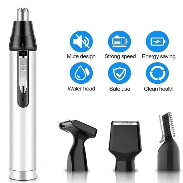 Tondeuse Philips PrecisionTrim NT3650/16 — Nez, Oreilles, Sourcils, étanche
