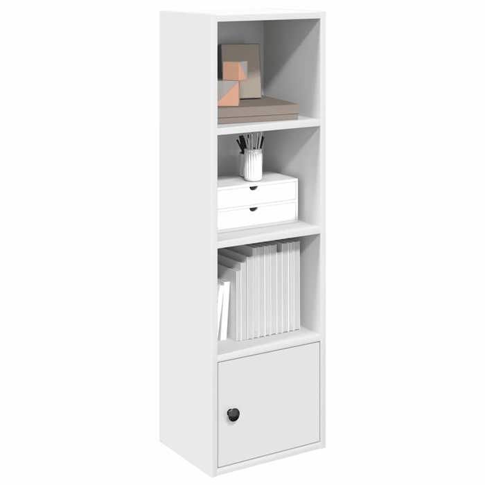 vidaXL Bibliothèque blanc 31x24x102 cm bois dingénierie étagère à livres support de rangement support à livres armoire 860337
