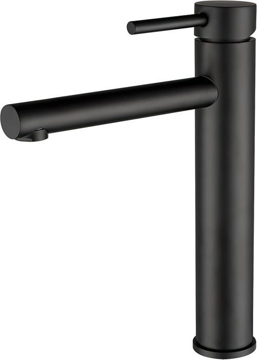 Robinet Haut Vasque Salle De Bain VALAZ - Mitigeur Eau Froide/Chaute Laiton Doré - Design Élégant