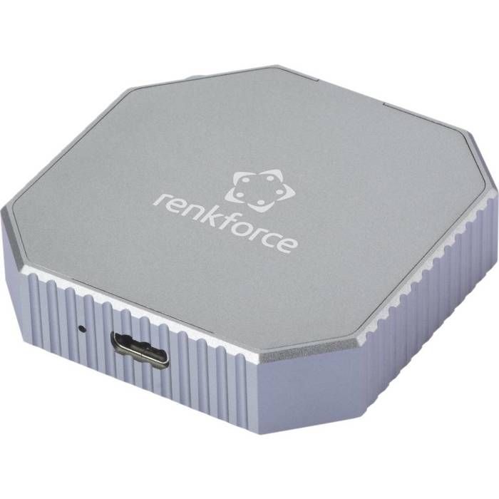 Renkforce RF M2E 200 Boîtier pour disques durs .2 USB C® .2 SATA .2 PCIe NVMe .2 PCIe NVMe .2 SATA 6 Gb/ 2230 RF 6694572 - vue 1