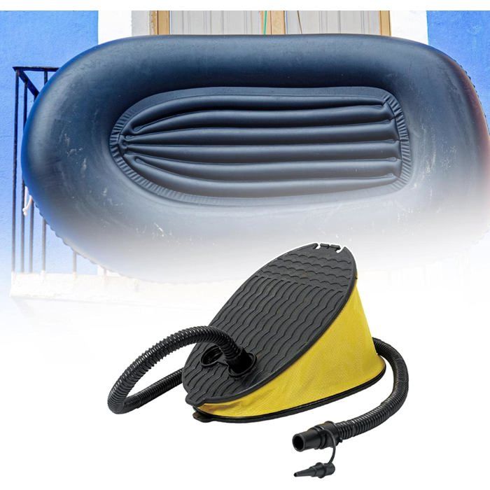 Pompe à Pied légère avec buse Gonfleur de Pompe à à Haut Volume pour Piscine Gonflable Ballon de Plage Matelas à air lit Yoga