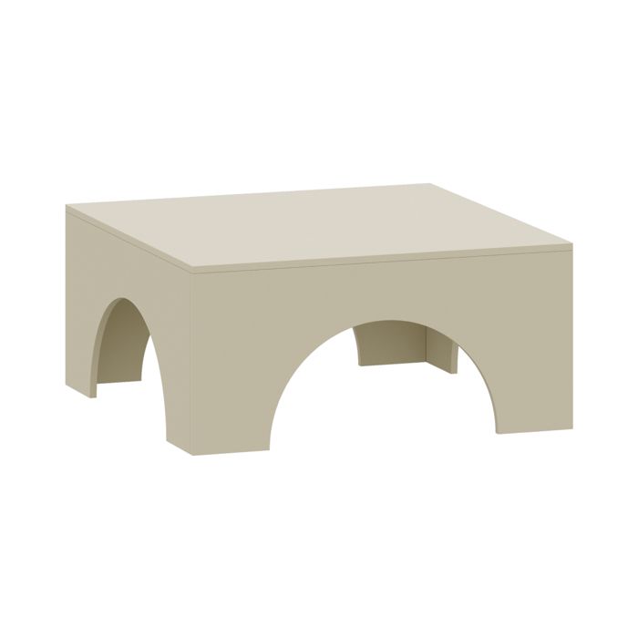 Table basse Vivatka 80 x 80 x 37 cm sable