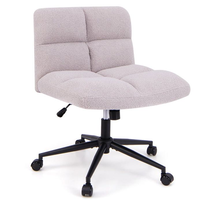 Chaise de bureau à roulettes hauteur réglable 73 x 69 x 79-87 cm confort optimal Chaise de bureau à roulettes hauteur réglable 73 x 69 x 79-87 cm confort optimal