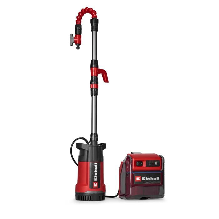 Pompe d’arrosage sans fil 36 V – GE PP 36 RB A Li Solo – 4 500 /h – pression 3 bar – Twin Pack Power X Change