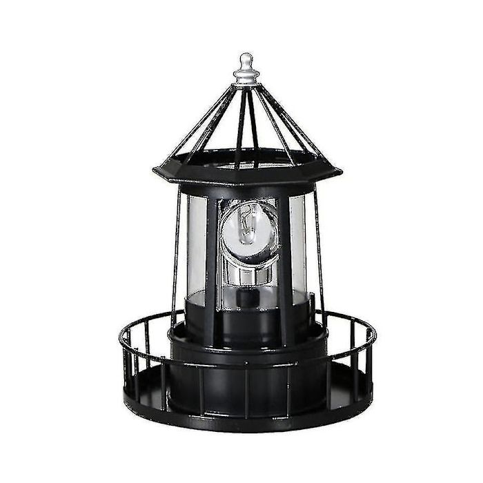 Phare solaire LED lampe de jardin rotative à 360° - WELLNGS