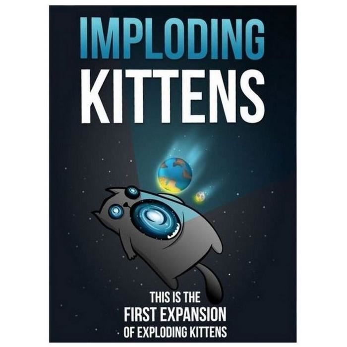 Asmodee Italia - Jeu de Société - Imploding Kittens - 8542 - Cdiscount ...