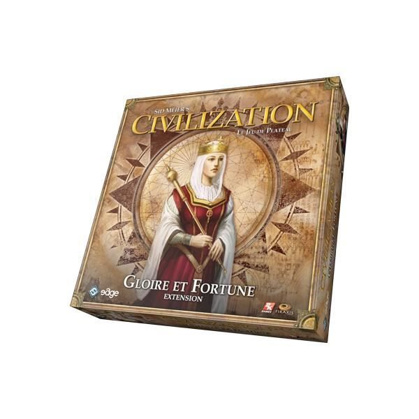 Jeu de plateau ASMODEE Sid Meiers Civilization Gloire & fortune Mixte Enfant