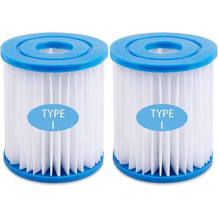 Lot De 2 Cartouches De Filtre De Piscine Intexsi Élément Filtrant De Remplacement Pour Enfants