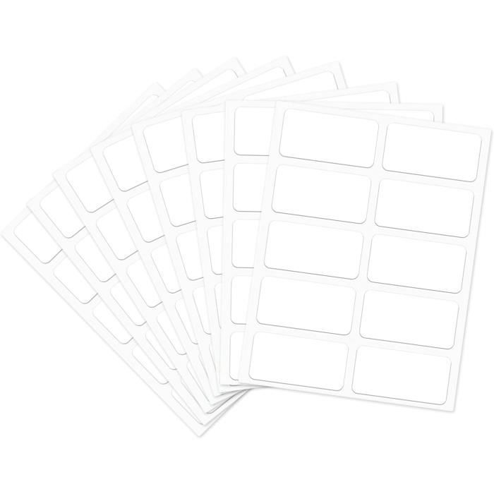 Étiquettes Autocollantes Pour Organisation Des Vêtements Hemobllo - PVC, Amovibles, Avec Pictogrammes, 60x40 Cm