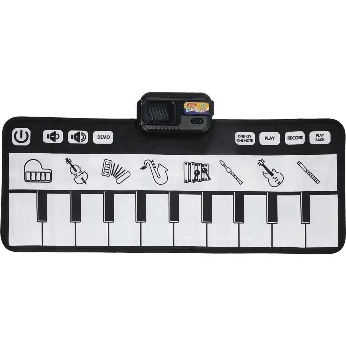 Tapis De Piano Musical Pour Bébé - 10 Touches, 8 Instruments, 10 Chansons | Idéal Pour Enfants De 1 à 4 Ans