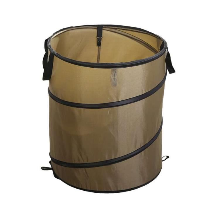 Zhongren Poubelle Pliable De 10 L - Poubelle Portable - Poubelle De