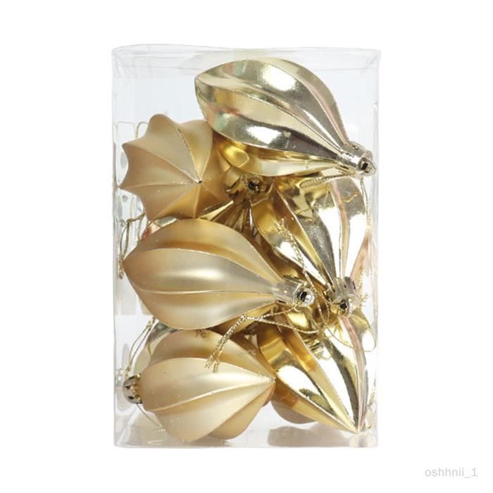 Logbuch-Verlag Lot De 6 Pendentifs De Noël Rouges Aspect Pain D'épices