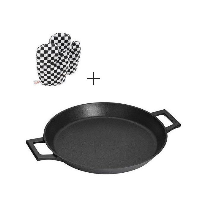 Sauteuse - INOXIBAR - Absolut Black 32 cm - aluminium fondu - antiadhésif Greblon - induction
