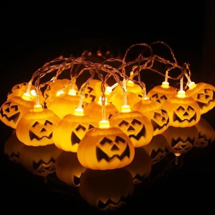 Halloween Le jour des morts à Batterie Fée Lumières Blanc Chaud DEL Ampoules