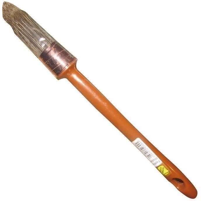 Pinceau pouce à rechampir spécial lasure 4 A - SAVY - Lasure, polypropylène, acier - Marron