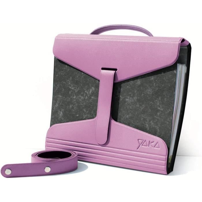 Porte Document Conf?�rencier A4 Classeur Portfolio Bureau,Rose,[Z326] - Cdiscount Beaux-Arts et 