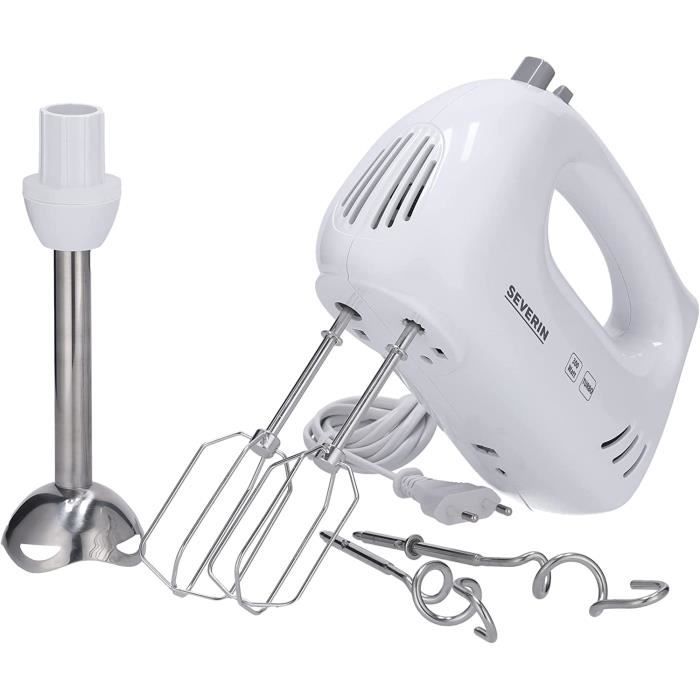 Batteur Mélangeur Zilan 300W - 5 Vitesses + Turbo - Fouets En Inox - Rouge - Pour Pâtisserie Et Cuisine