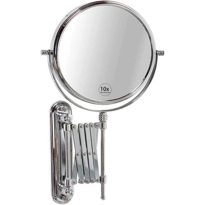 Miroir double face vintage pivotant années 70 | Selency