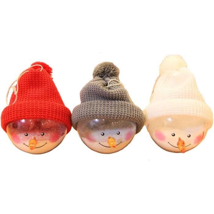 LUOZZY Lot De 10 Bouteilles De Jus De Noël En Forme De Bonhomme En