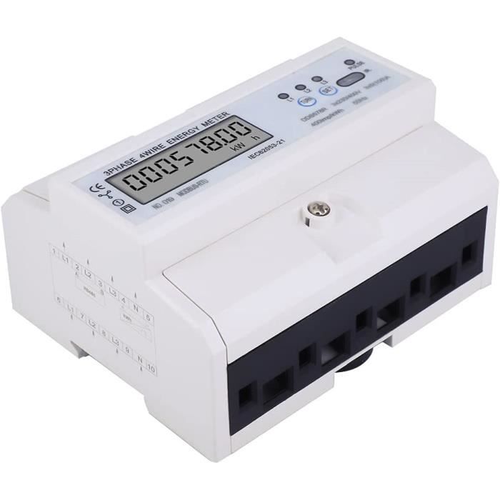 Compteur KWH, LCD affiche une bonne capacité d