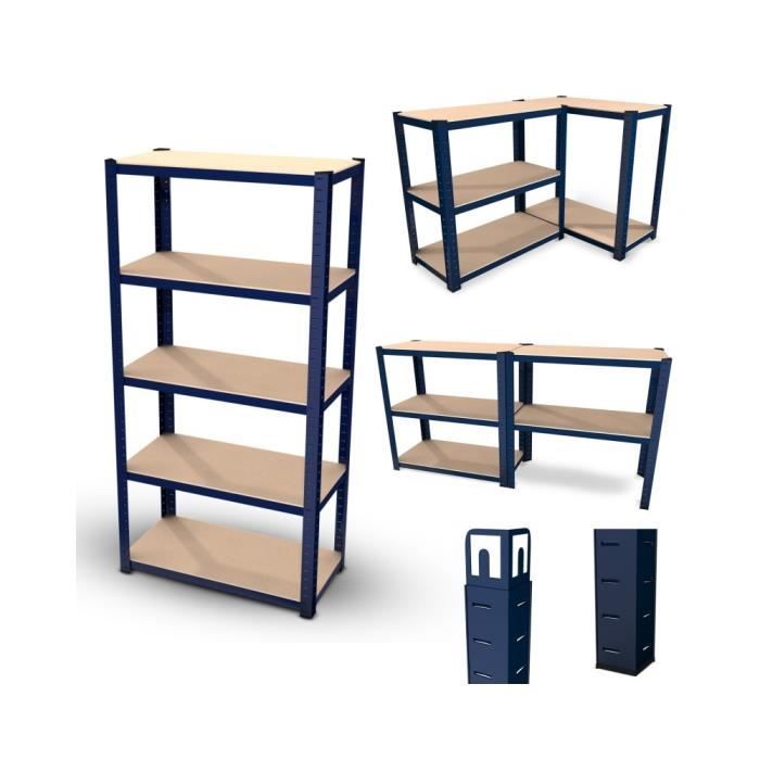 Étagère de rangement polyvalente en métal pour Garage, Atelier