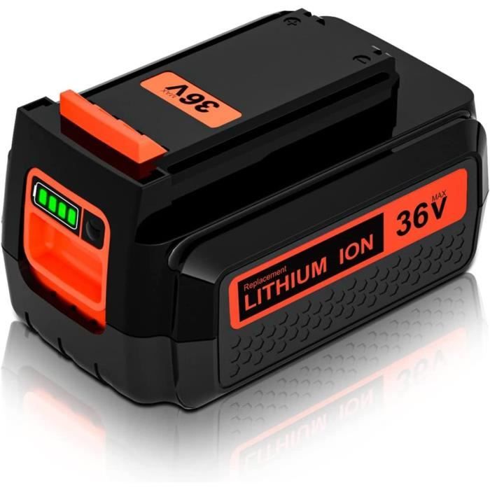 2x 3.0Ah Li-ion Battery For Black&Decker 40Volt MAX LBXR36 LBX2040  LHT2436 LSW36