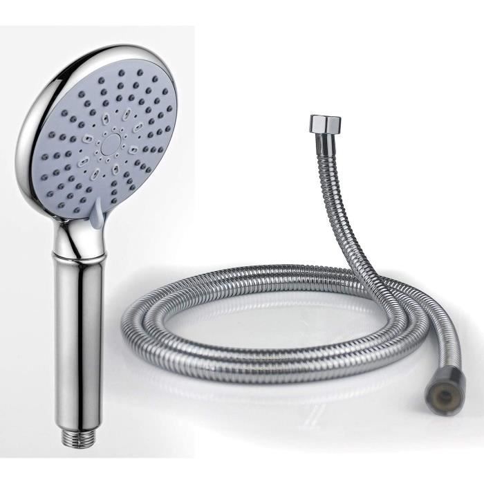 Douchette À Main 5 Types De Jets Haute Pression Avec Tuyau De 1,5 M