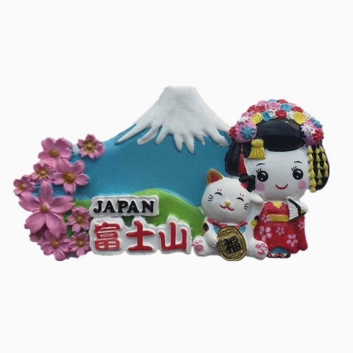 Aimant de réfrigérateur 3D Japon Souvenir Cadeau Collection Décoration de maison et cuisine