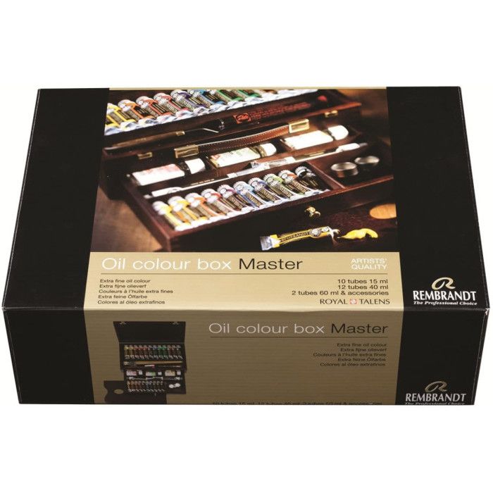 Coffret MASTER Peinture à l'huile REMBRANDT - Cdiscount Beaux-Arts et  Loisirs créatifs