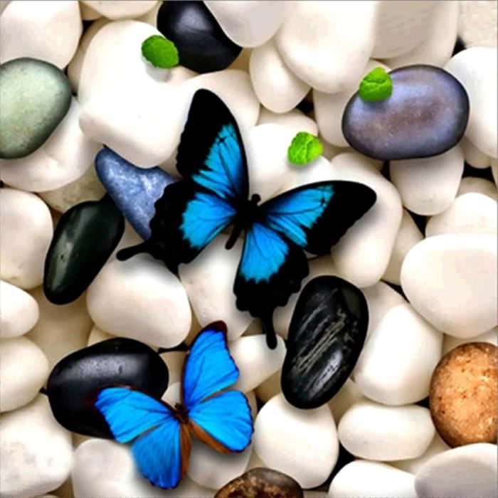 UEAVOID 50 Mini Papillons En Résine Multicolores – 8,5 Mm, Pour Maison De Poupée, Nail Art, Artisanat, Décoration 3D