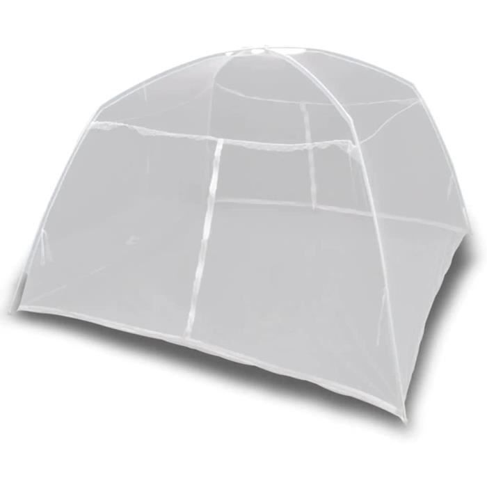 Lixada Tente Moustiquaire De Camping Avec Sac De Transport - Résistante à L'Eau, Grande Maille Anti-Insectes Pour Randonnée, Pêche Et Soirées En Plein Air