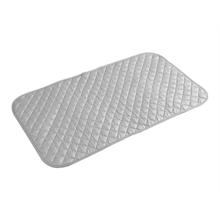 Couverture de repassage, couverture de tapis de repassage pliable portable pour dessus de table et accessoires de maquillage utiles