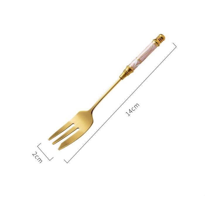 Couteau et fourchette à fromage doré Waterman | Selency