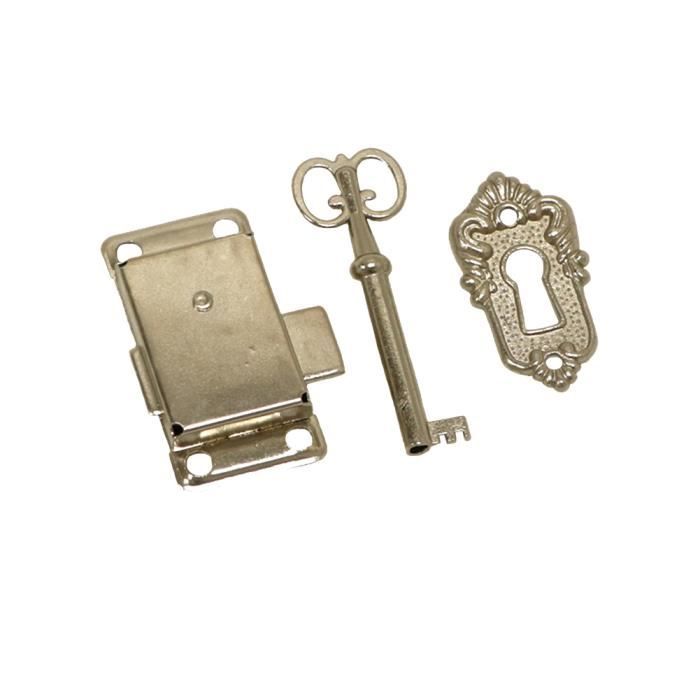 Serrure De Porte Coulissante Verrou À Barillet Fermoir À Cadenas Avec