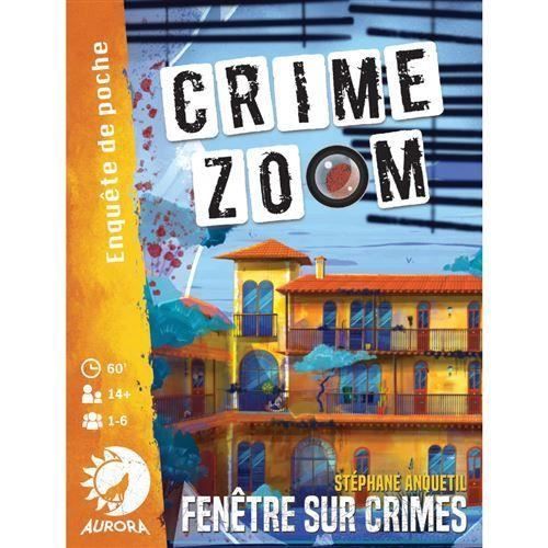 Crime Zoom Fenêtre sur Crimes - Asmodee - Jeu d'enquête - Dès 14 ans - 30 minutes à 1h