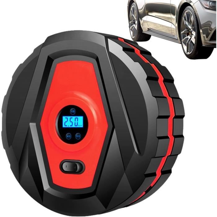 Wakauto Pompe à air manuelle avec manomètre pour scooter et véhicule Design compact léger et durable Wakauto Pompe à air manuelle avec manomètre pour scooter et véhicule Design compact léger et durable