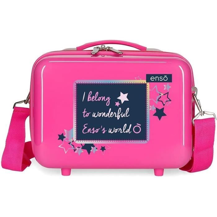 Trousse De Toilette Roll Road Camboya - Rigide ABS, 29 X 21 X 15 Cm, Bandoulière, Adaptable Sur Valise
