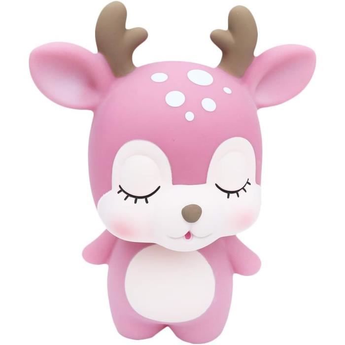 FOMIYES 1 Tirelire en résine en Forme de Licorne - pour Enfants - Rose