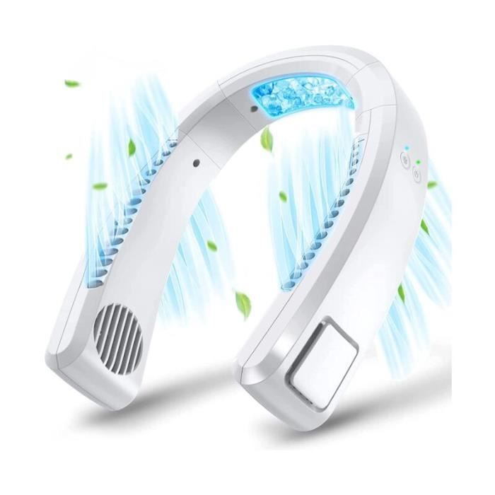 Climatiseur de cou ventilateur de cou portable avec puce réfrigérante semi conductrice - Chronus