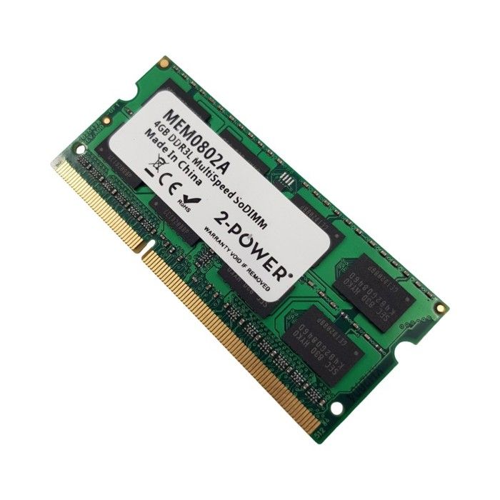 4Go RAM DDR3 2 POWER MEM0802A SO DIMM PC3L 12800 1600MHz 2Rx8 Très bon état - vue 2