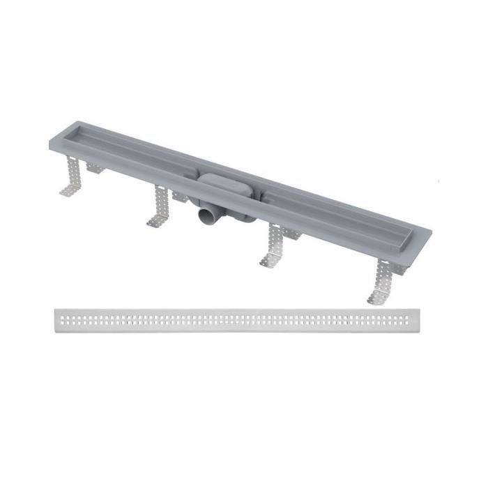Caniveau de douche 750 mm - APZ9-750M, avec siphon - Cdiscount Bricolage