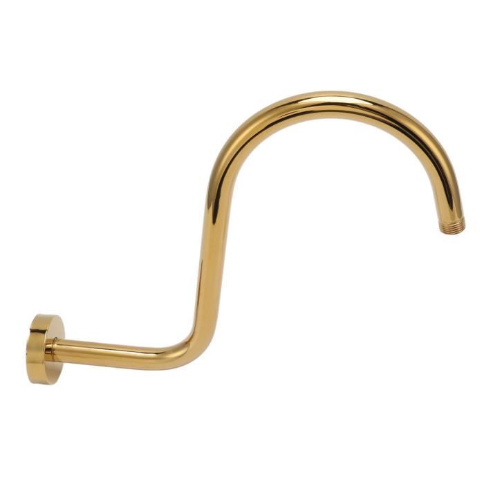 Bras De Douche En Forme De S 13 Pouces - Extension Pommeau Acier Inoxydable, Col De Cygne Courbe Pour Douche Plus Haute Et Confortable