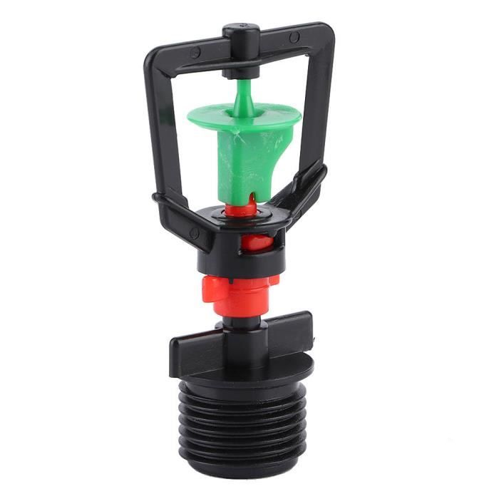 TKSE Buse de pulvérisation de brumisation réglable, arroseur d'irrigation Buse de pulvérisation de brumisation en laiton Tête de pulvérisation d'arrosage pour arrosage de pelouse de jardin G1/2
