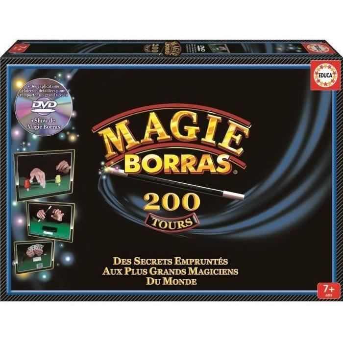 Kit de magie EDUCA Magie Borras 200 Tours - Formez-vous comme les meilleurs  magiciens du monde - Cdiscount Jeux - Jouets