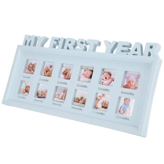 Cadre de souvenir photo bébé souvenirs de bébé ma première année
