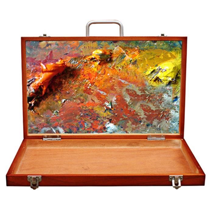 Boîte à Peinture Portable Avec Poignée – Rangement Organisé Pour Crayons, Pinceaux Et Pigments - 5